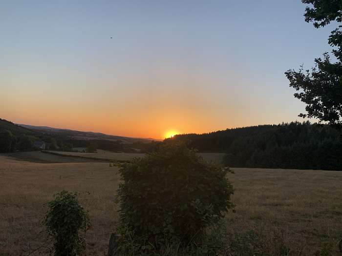 Ju mel - Domaine de la Gagère - Vue exceptionnelle du coucher de soleil